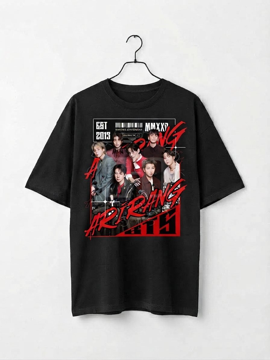Camiseta BTS Collage Mmxxv — vista frontal