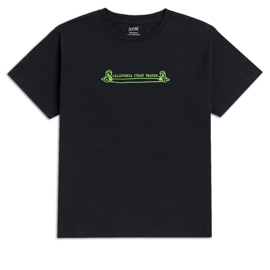 CCS Youth Heritage Cheap Skates T-Shirt - Black — vista 1