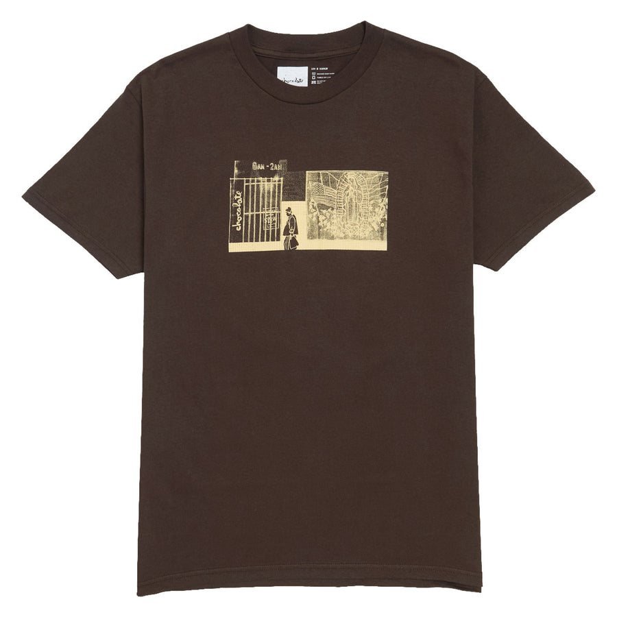 Chocolate Unearthed Hecox T-Shirt - Brown — vista 1