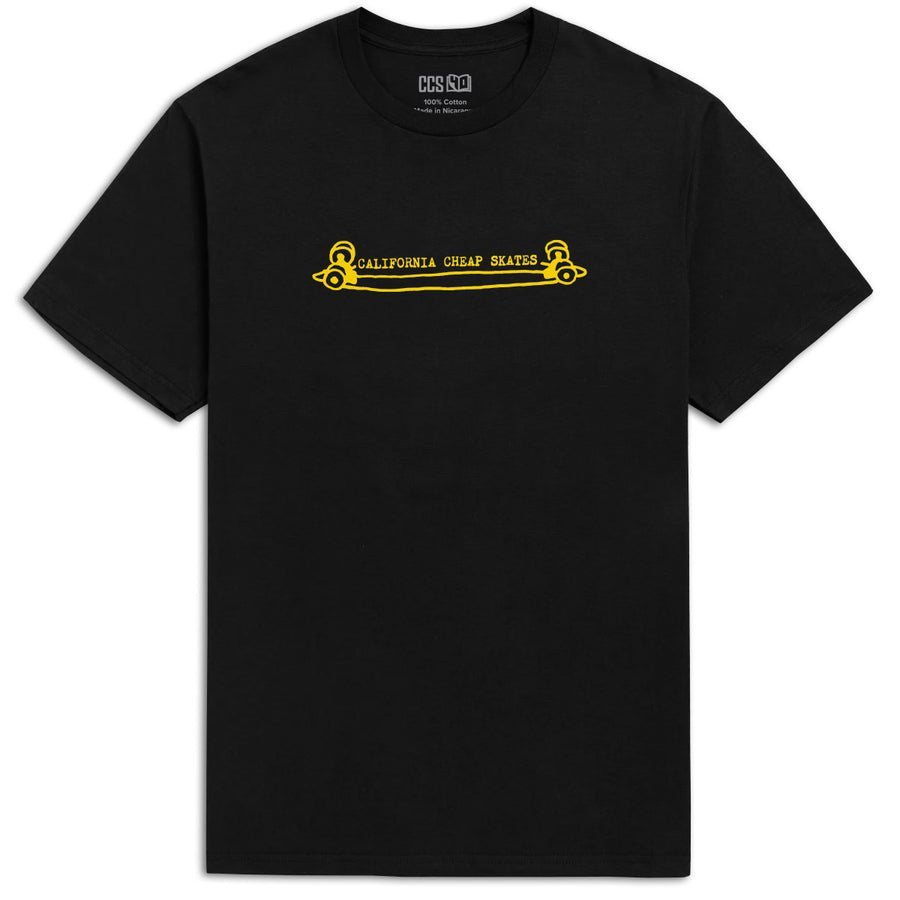 CCS Heritage Cheap Skates T-Shirt - Black — vista 1