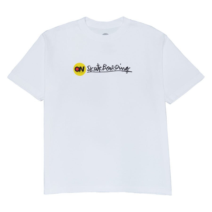 On Video Classsic Logo T-Shirt - White — vista 1