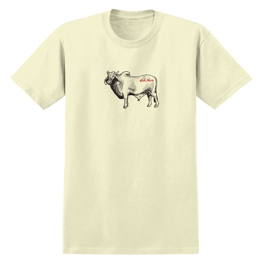 Anti-Hero Cow T-Shirt - Heather Cream — vista 1