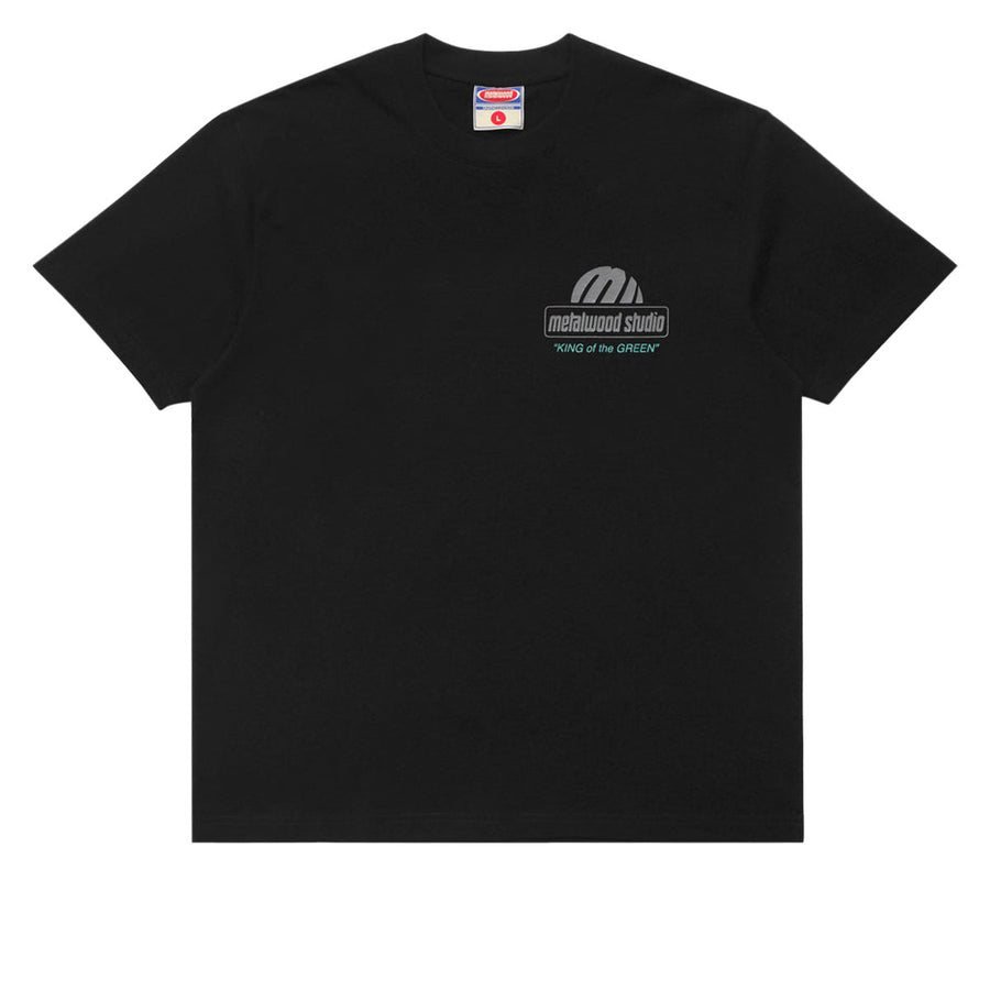 Metalwood King Of The Greens T-Shirt - Black — vista 1
