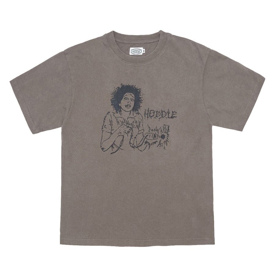 Hoddle Shock T-Shirt - Faded Black — vista 1