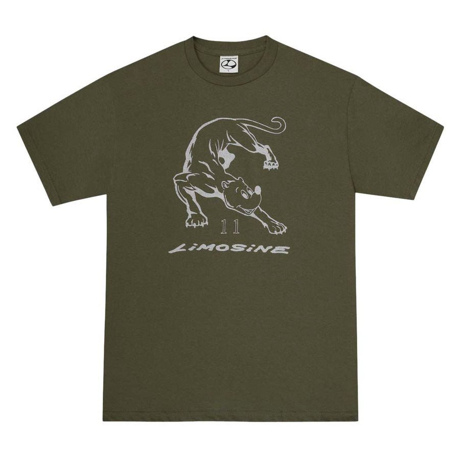 Limosine Panther T-Shirt - Olive — vista 1