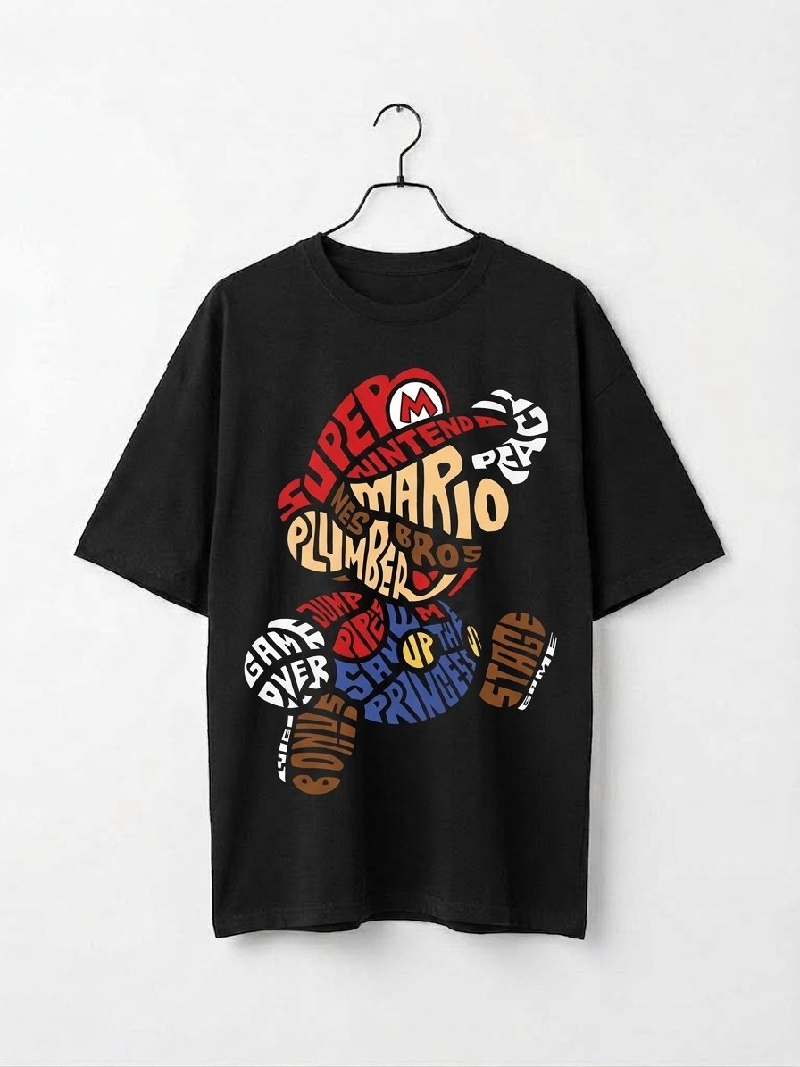 Camiseta Super Mario 05 — negra
