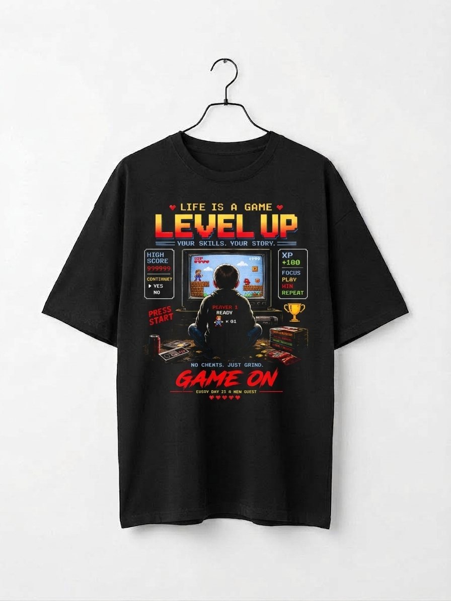Camiseta Videojuegos 15 — negra