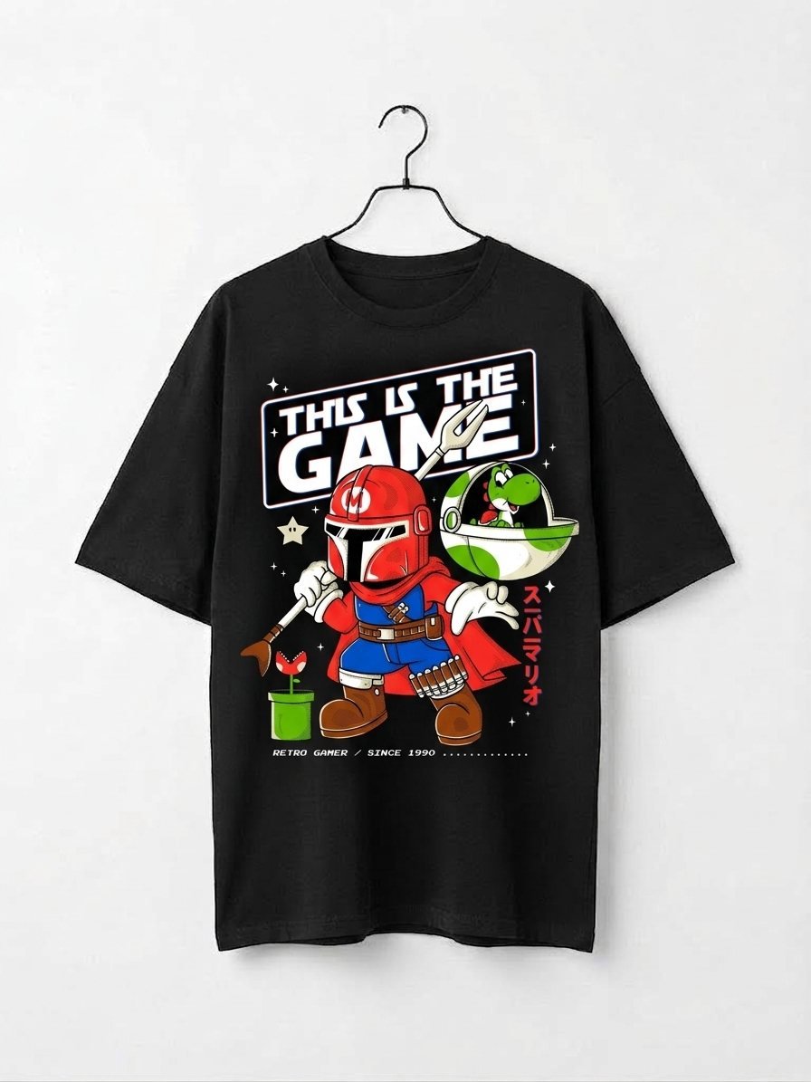 Camiseta Super Mario 54 — negra
