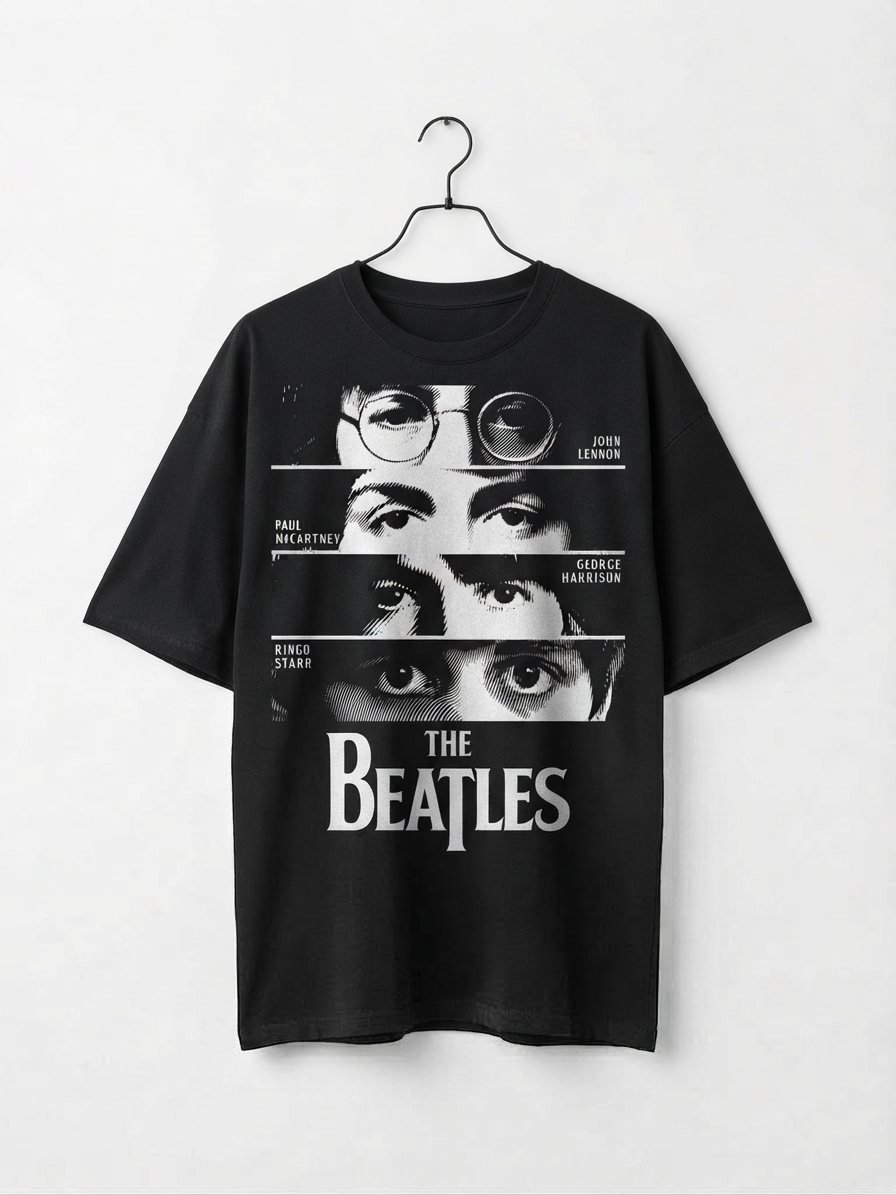 Camiseta The Beatles 04 — negra