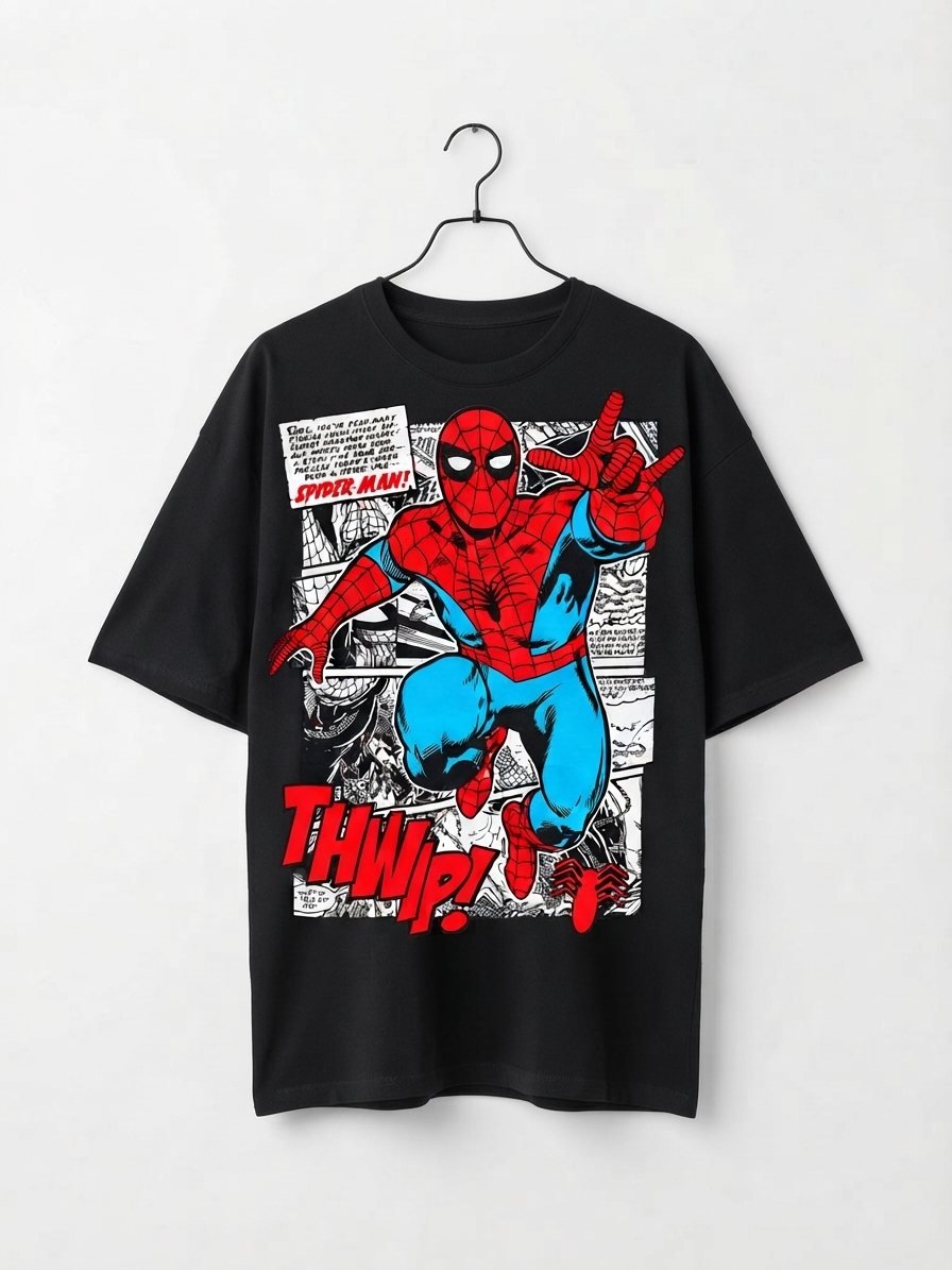 Camiseta Spider-Man 24 — negra