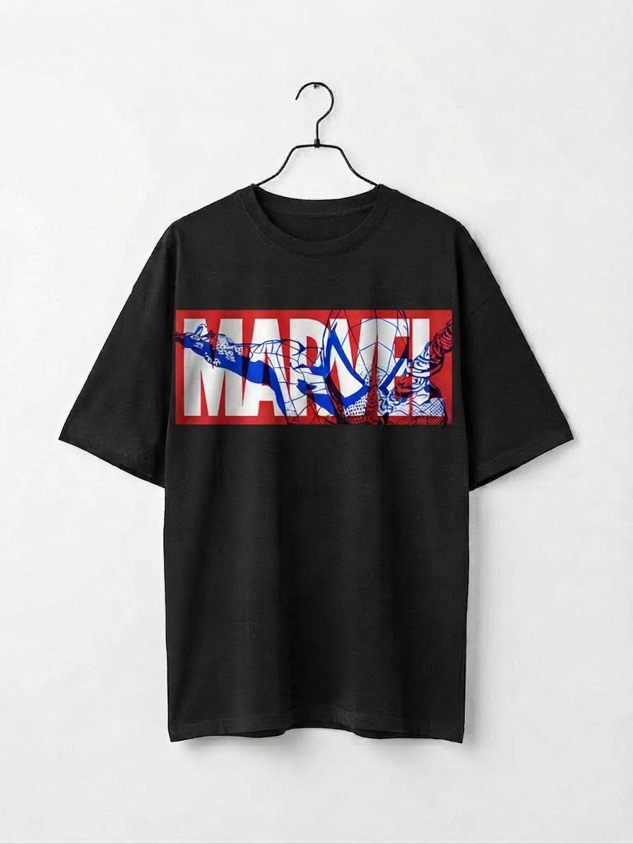 Camiseta Marvel 17 — negra