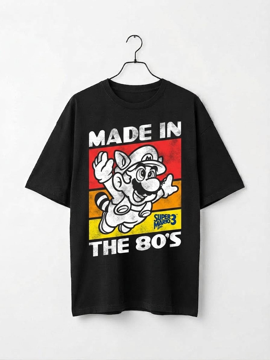 Camiseta Super Mario 09 — negra