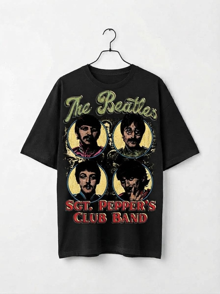 Camiseta The Beatles 05 — negra