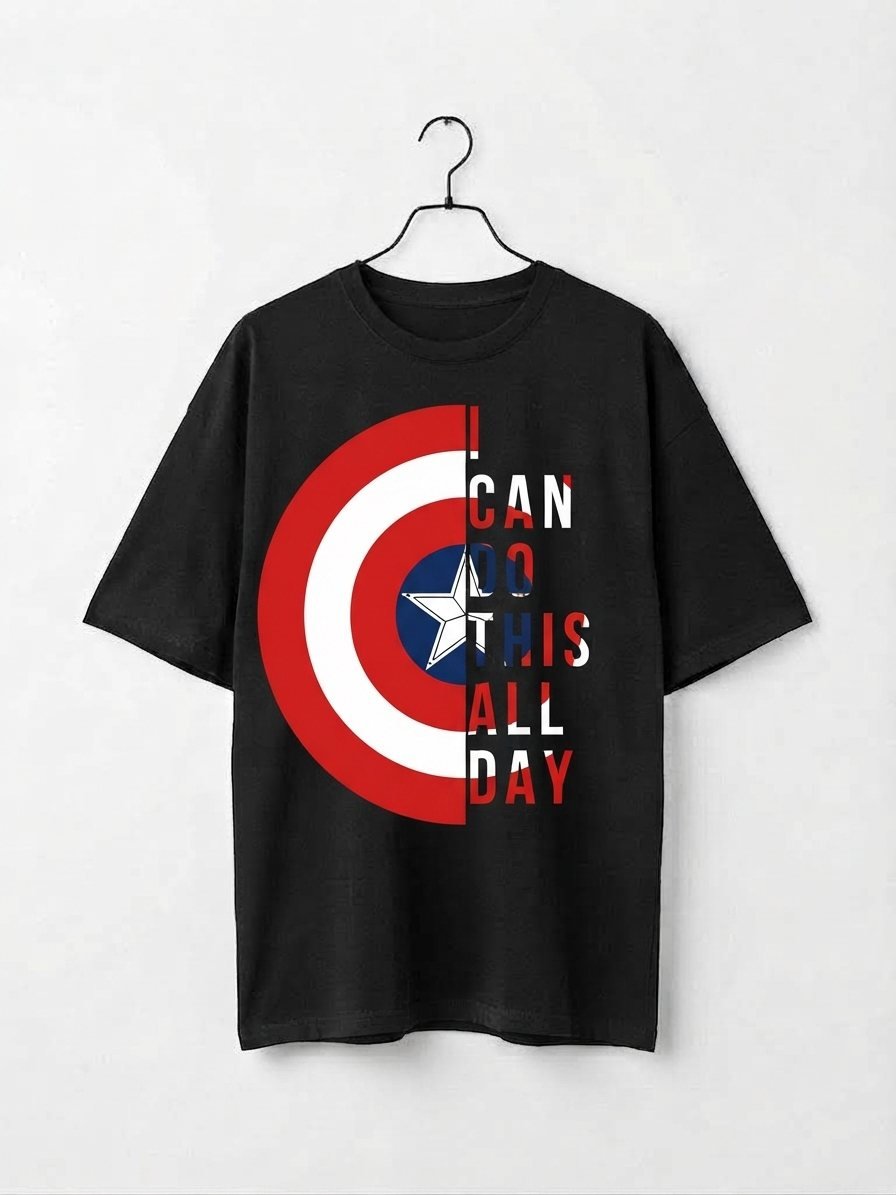 Camiseta Marvel 51 — negra