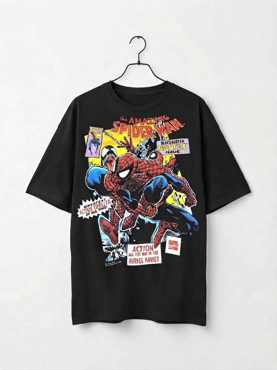 Camiseta Spider-Man 03 — negra
