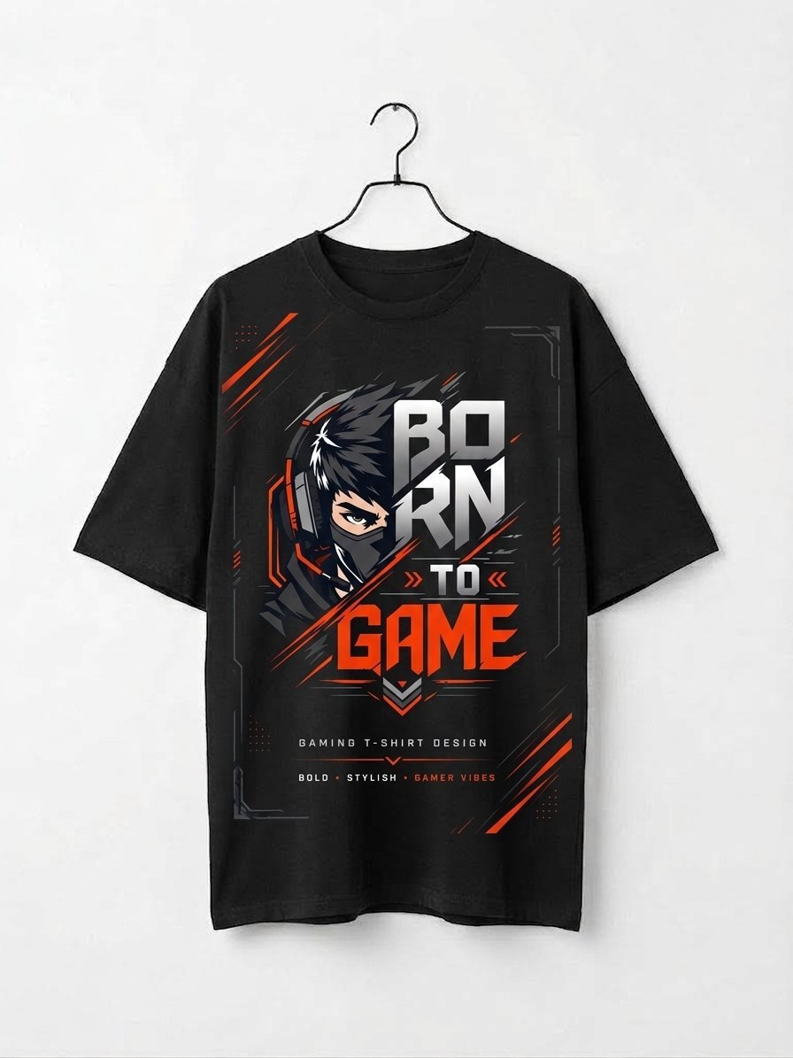 Camiseta Videojuegos 01 — negra