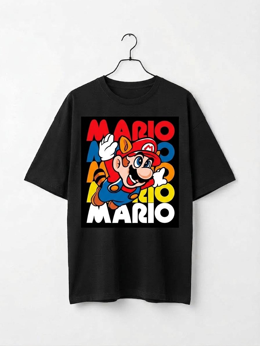 Camiseta Super Mario 34 — negra