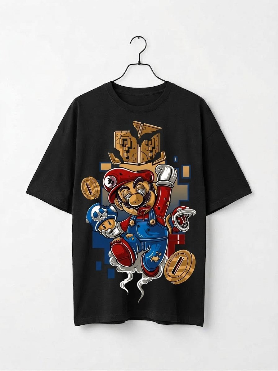 Camiseta Super Mario 32 — negra