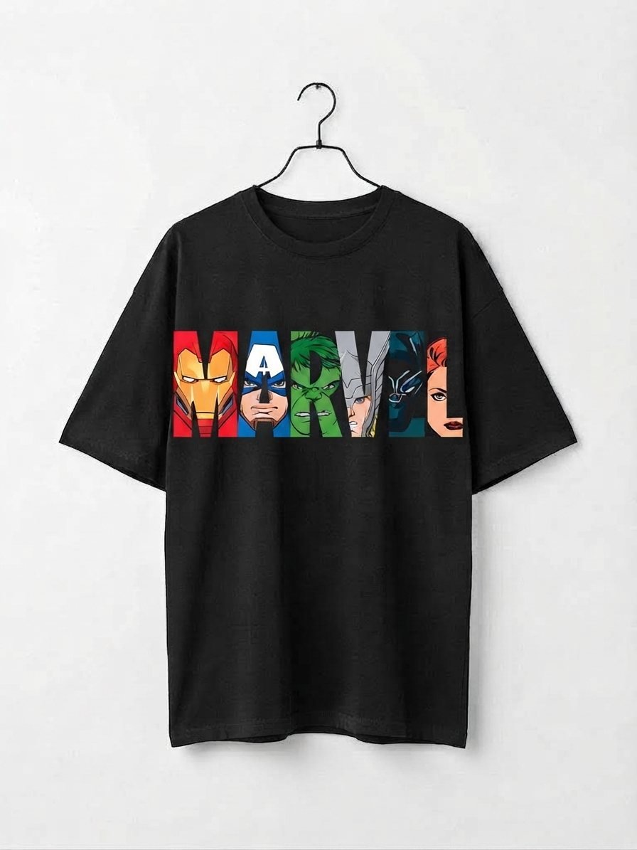 Camiseta Marvel 06 — negra