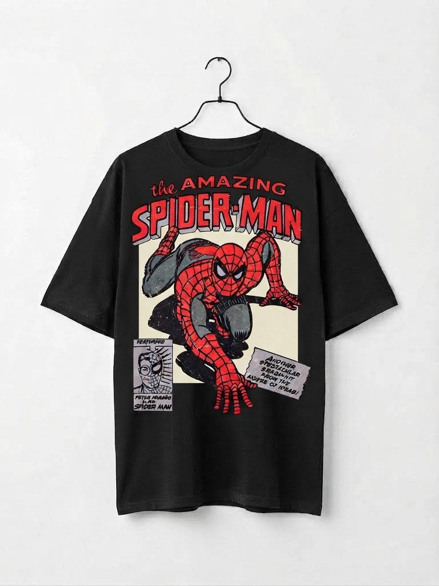 Camiseta Spider-Man 06 — negra