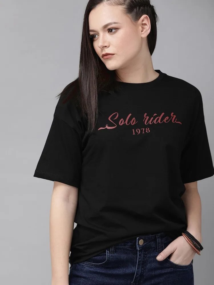 Camiseta Regular Fit Urban Craft Negra — vista frontal