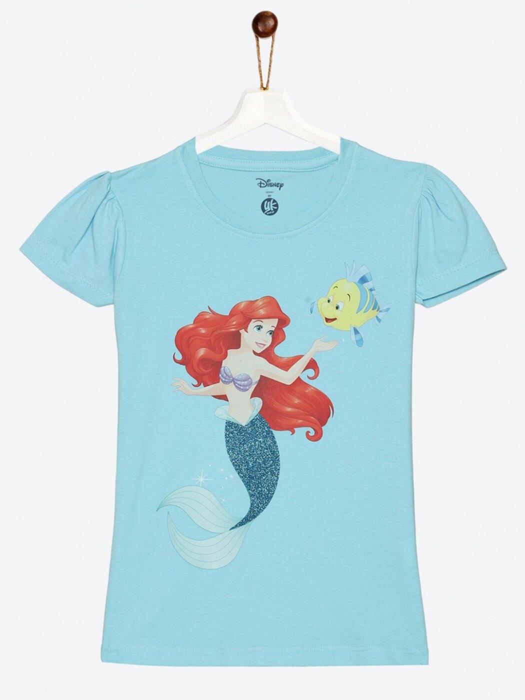 Camiseta Niña Princesas Disney Little Hero Azul Rey — vista frontal