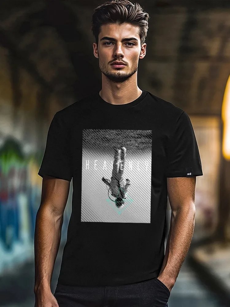 Camiseta Regular Fit Studio Co Negra — vista frontal