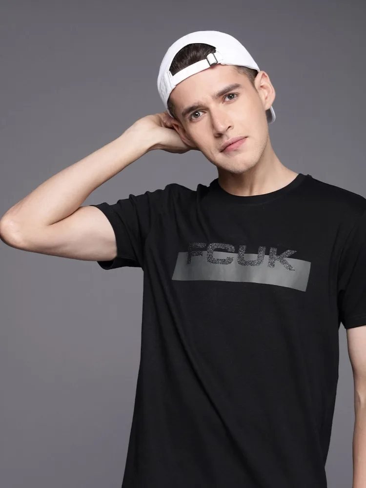 Camiseta Regular Fit Basic Co Negra — vista frontal