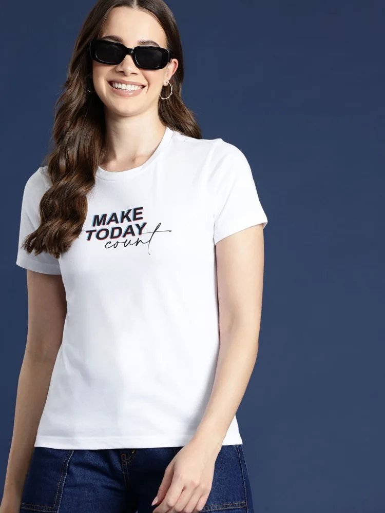 Camiseta Regular Fit Soft Craft Blanca — vista frontal