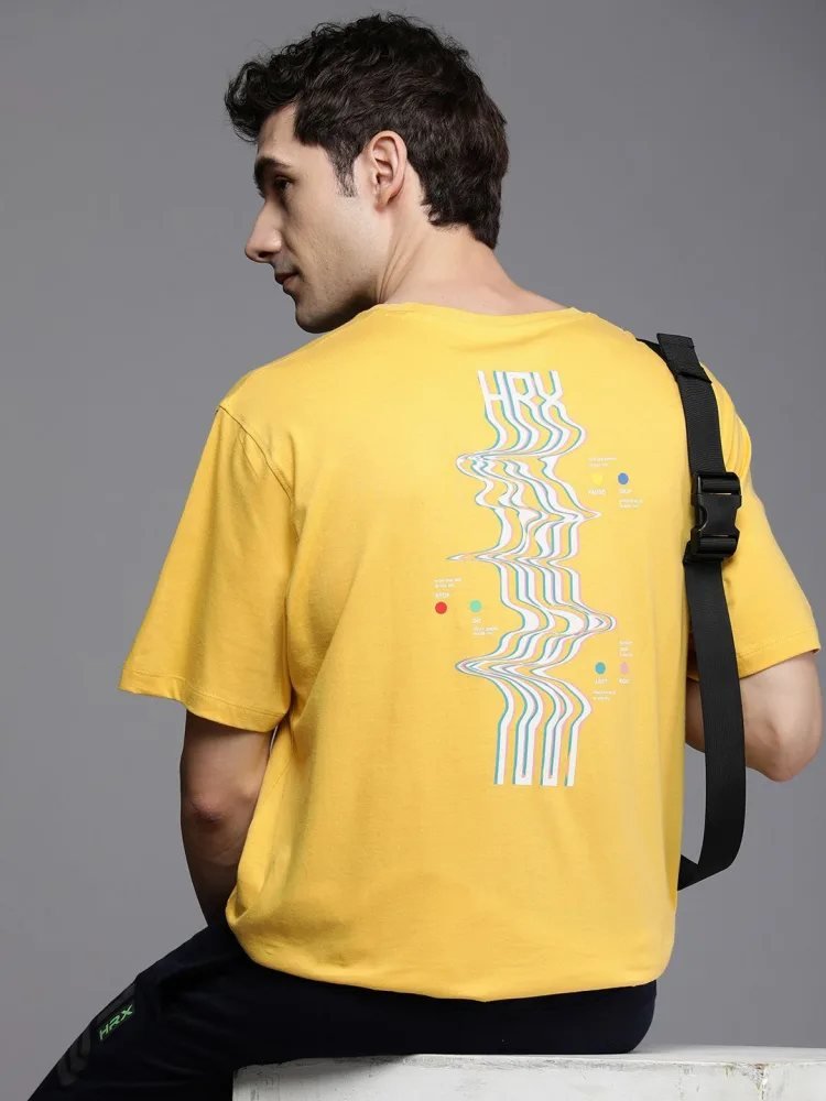 Camiseta Oversize Soft Era Amarilla — vista frontal