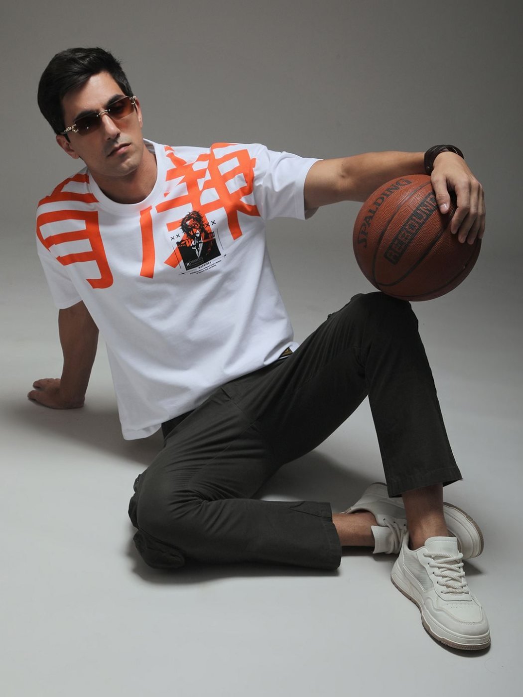 Camiseta Oversize Studio Co Blanca — vista frontal