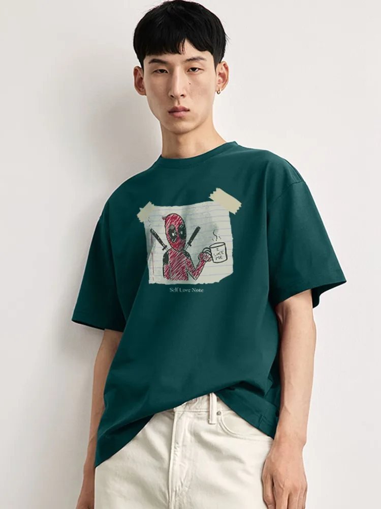Camiseta Oversize Metro Line Verde Cali — vista frontal