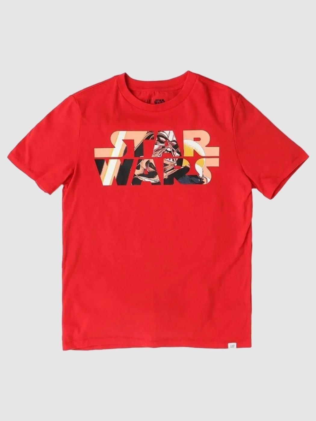 Camiseta Niño Star Wars School Cool Rojo — vista frontal