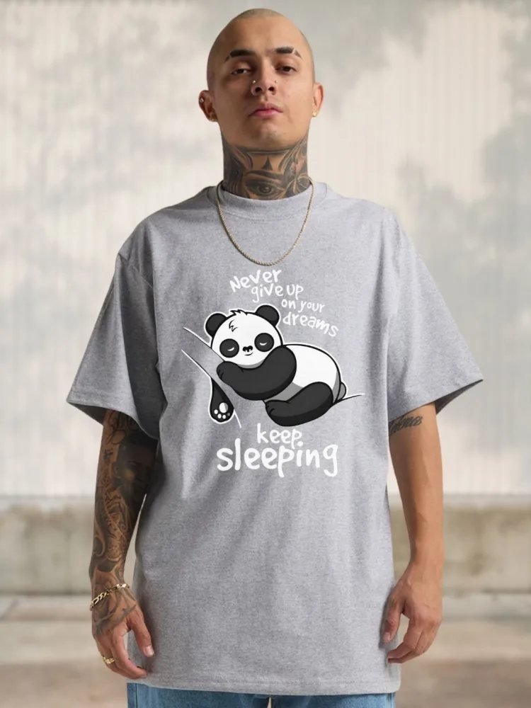 Camiseta Oversize City Club Gris Jaspeado — vista frontal
