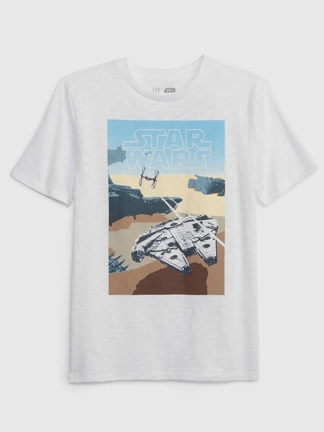 Camiseta Niño Star Wars Fun Time Blanco — vista frontal