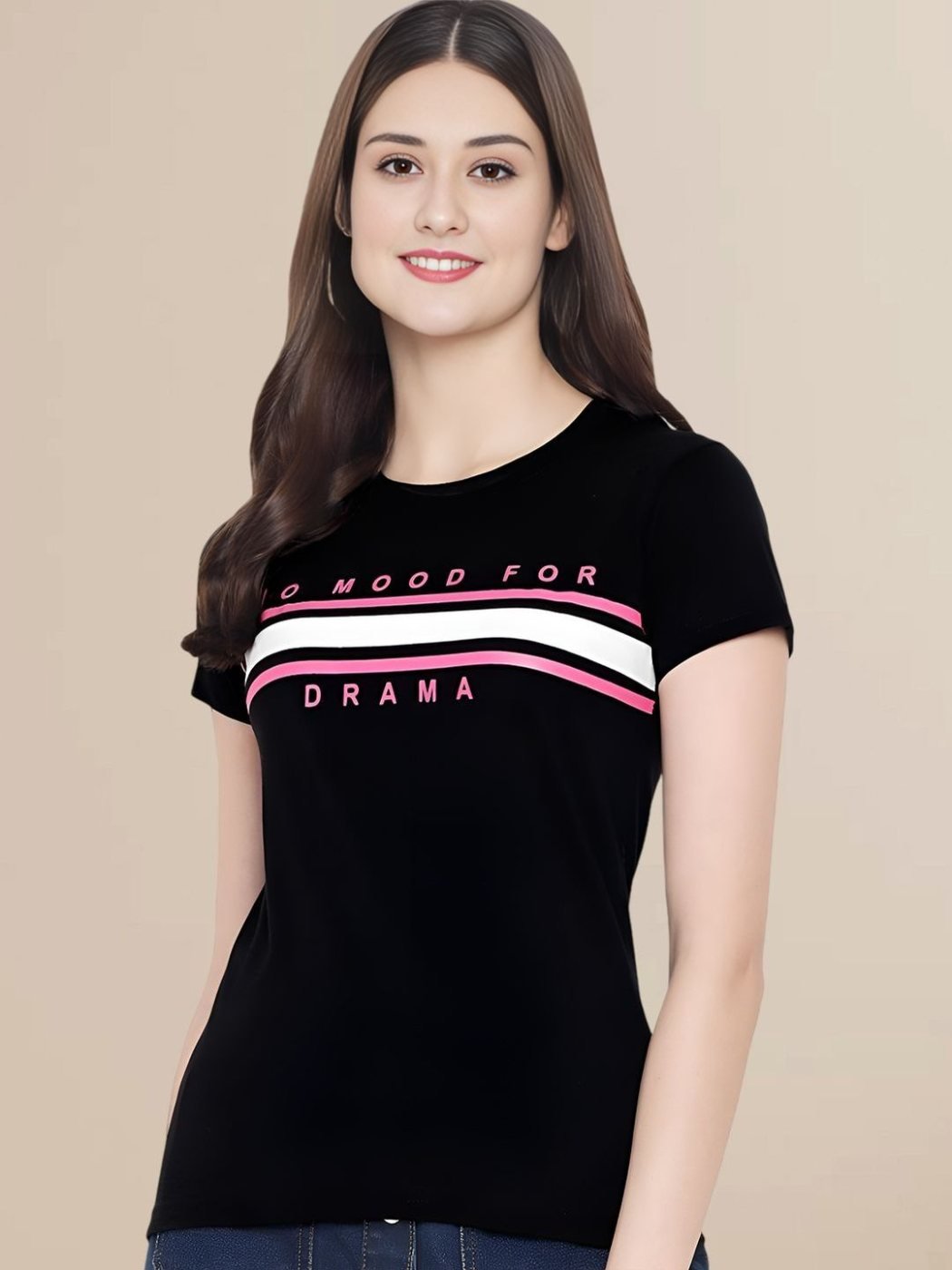 Camiseta Slim Fit Pure Basics Blanca — vista frontal