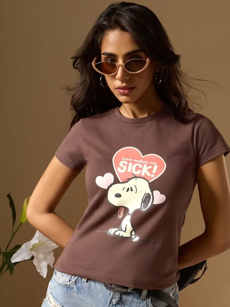 Camiseta Manga Larga Clean Cut Nude — vista frontal