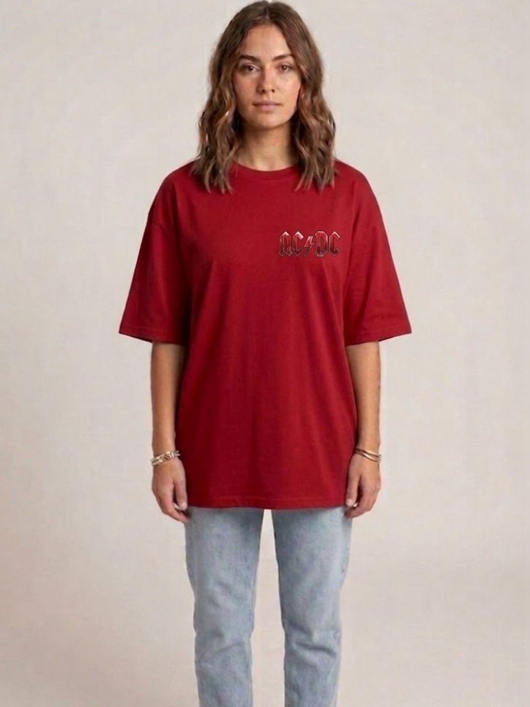 Camiseta Regular Fit Soft Craft Roja — vista frontal
