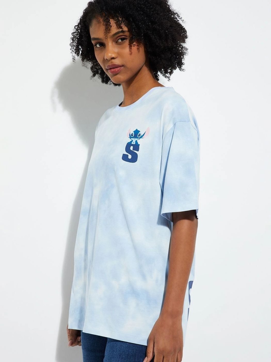 Camiseta Regular Fit Daily Club Azul Medio — vista frontal