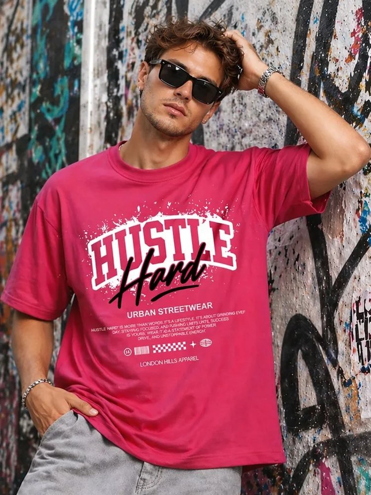 Camiseta Regular Fit Soft Touch Fucsia — vista frontal