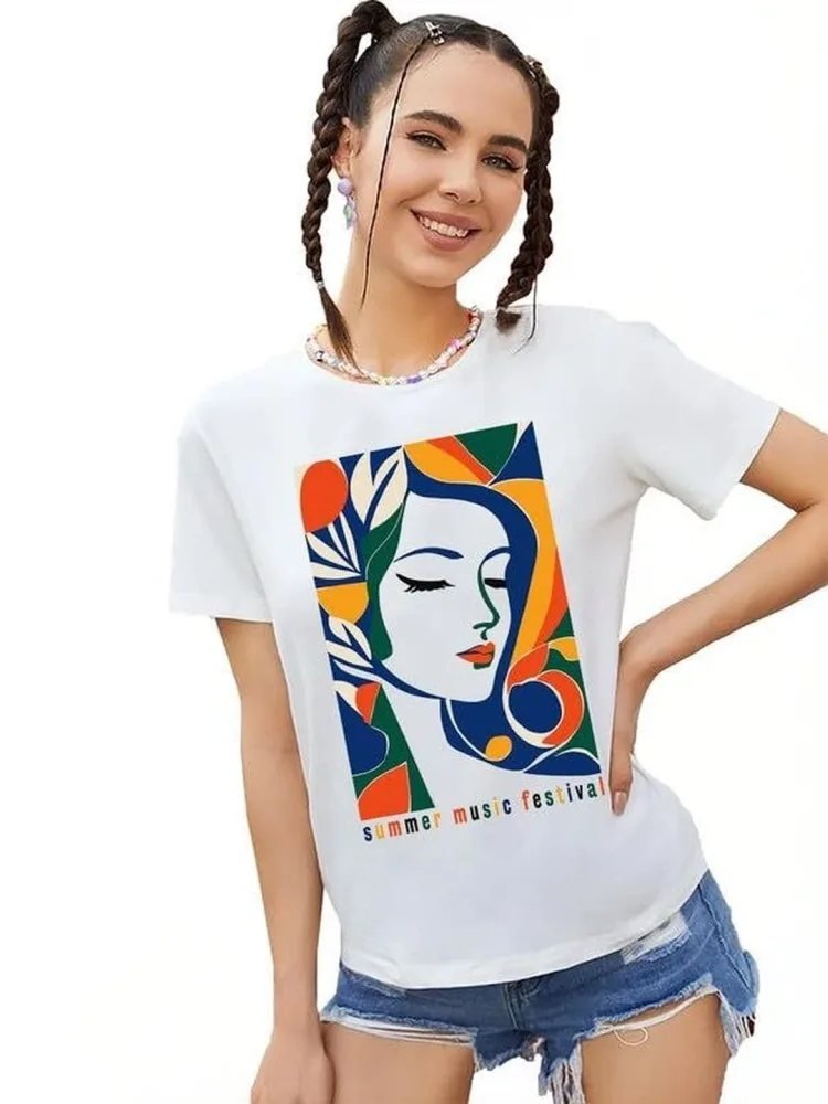 Camiseta Slim Fit Urban House Blanca — vista frontal