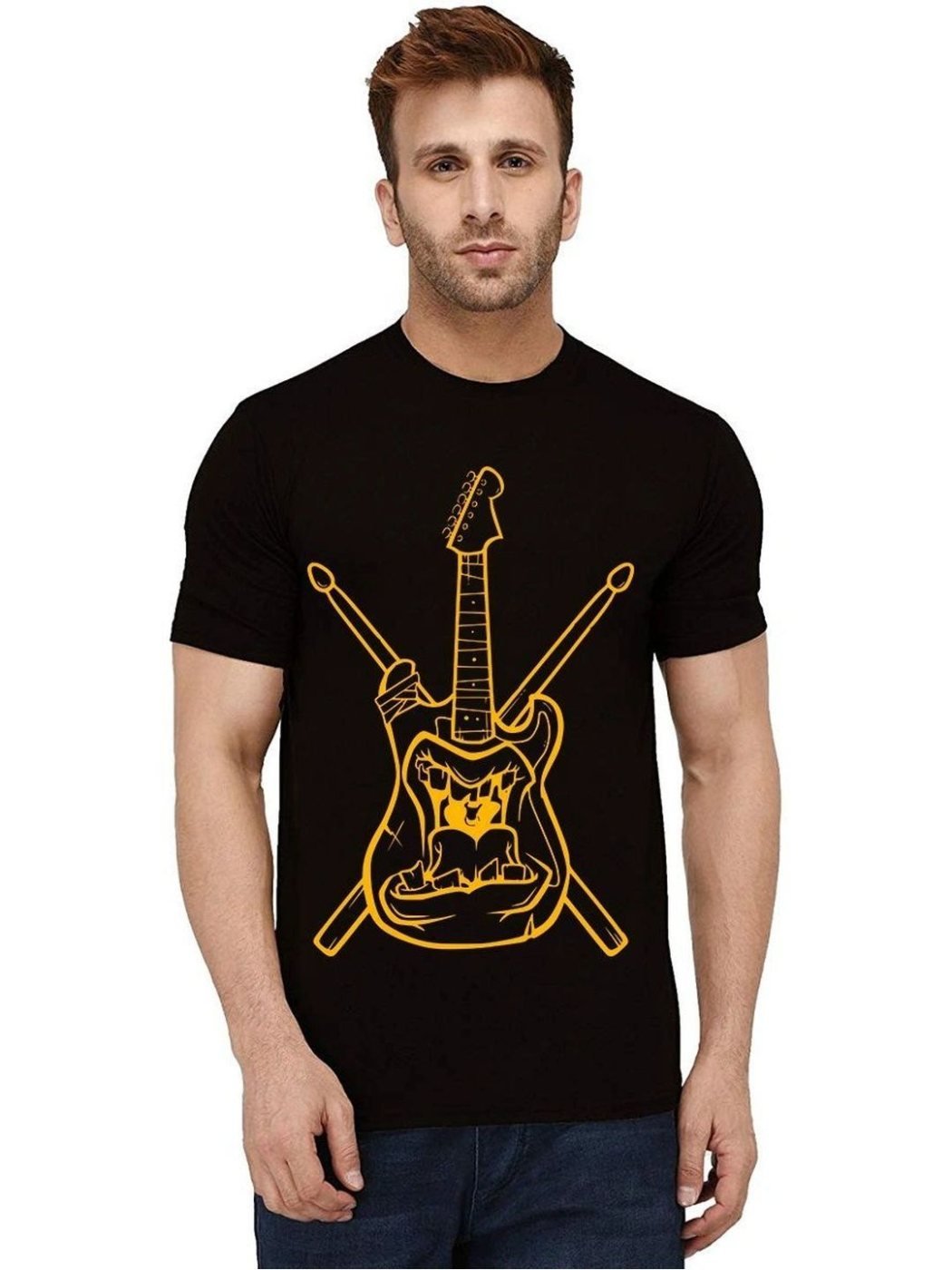 Camiseta Regular Fit Summit Co Negra — vista frontal