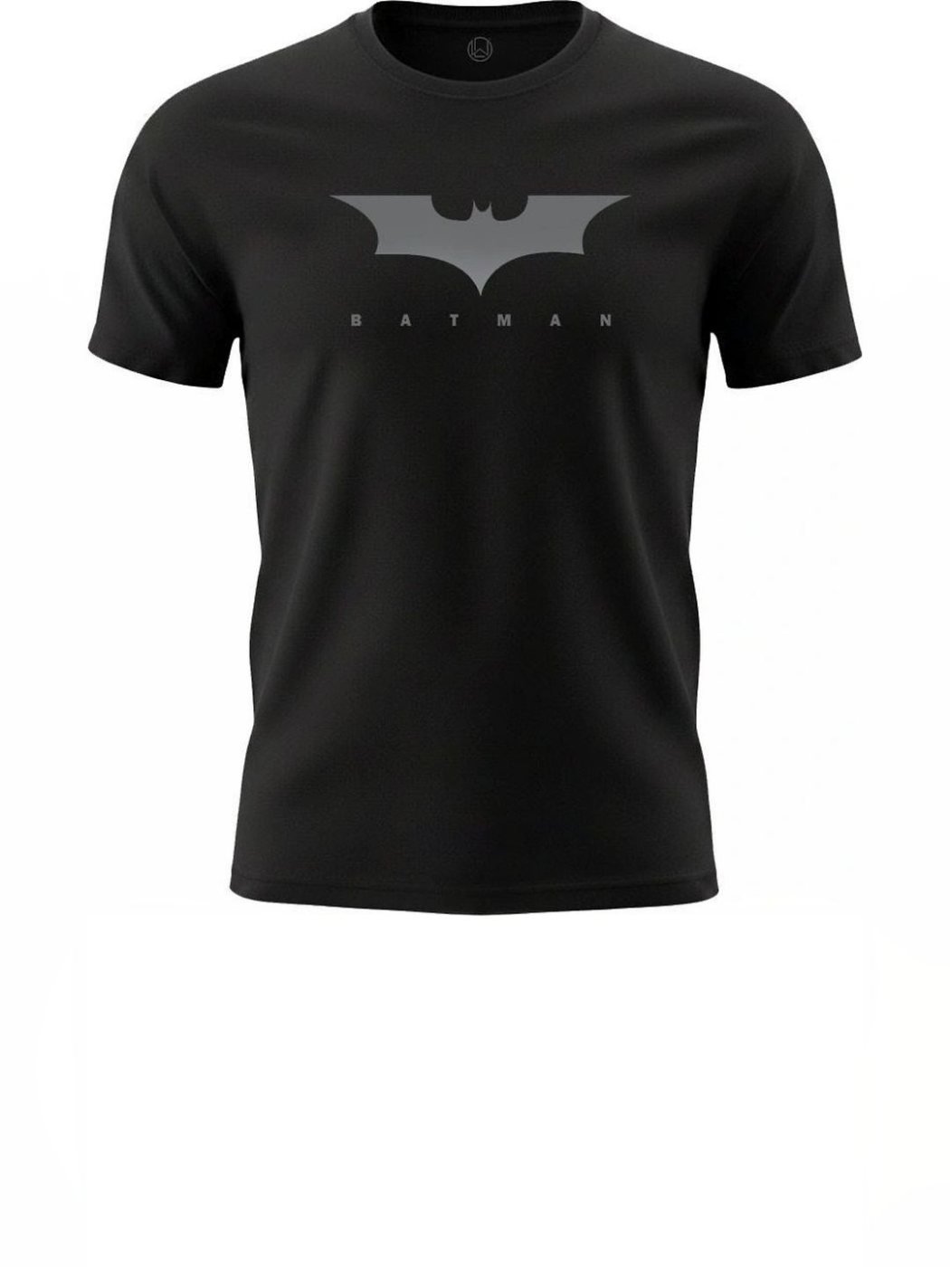 Camiseta Batman Regular Fit Soft Touch Negra — vista frontal