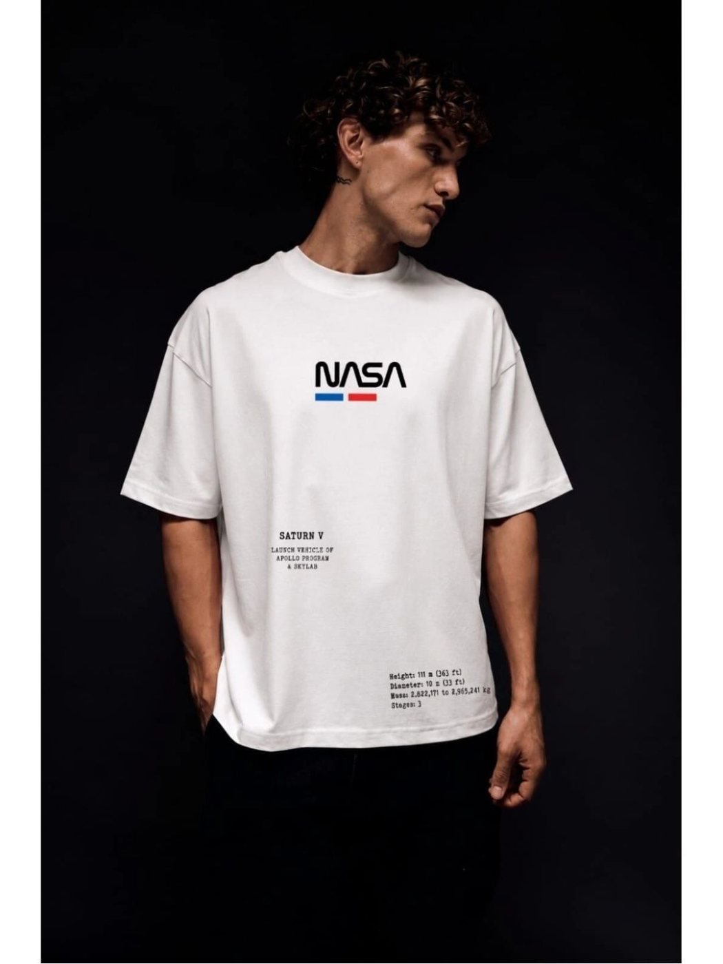 Camiseta Regular Fit Harbor Co Blanca — vista frontal