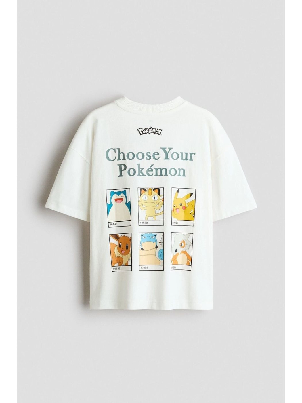 Camiseta Niño Pokémon Recess Co Blanco — vista frontal