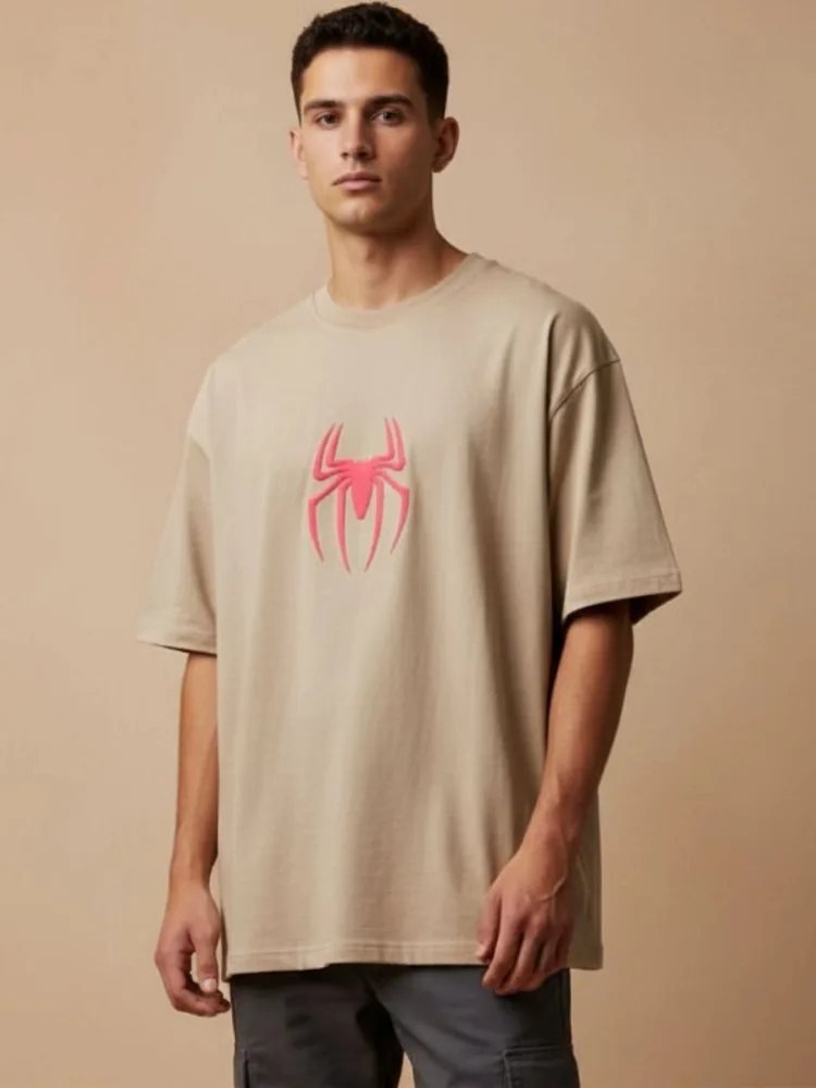 Camiseta Oversize Soft Mill Vainilla — vista frontal