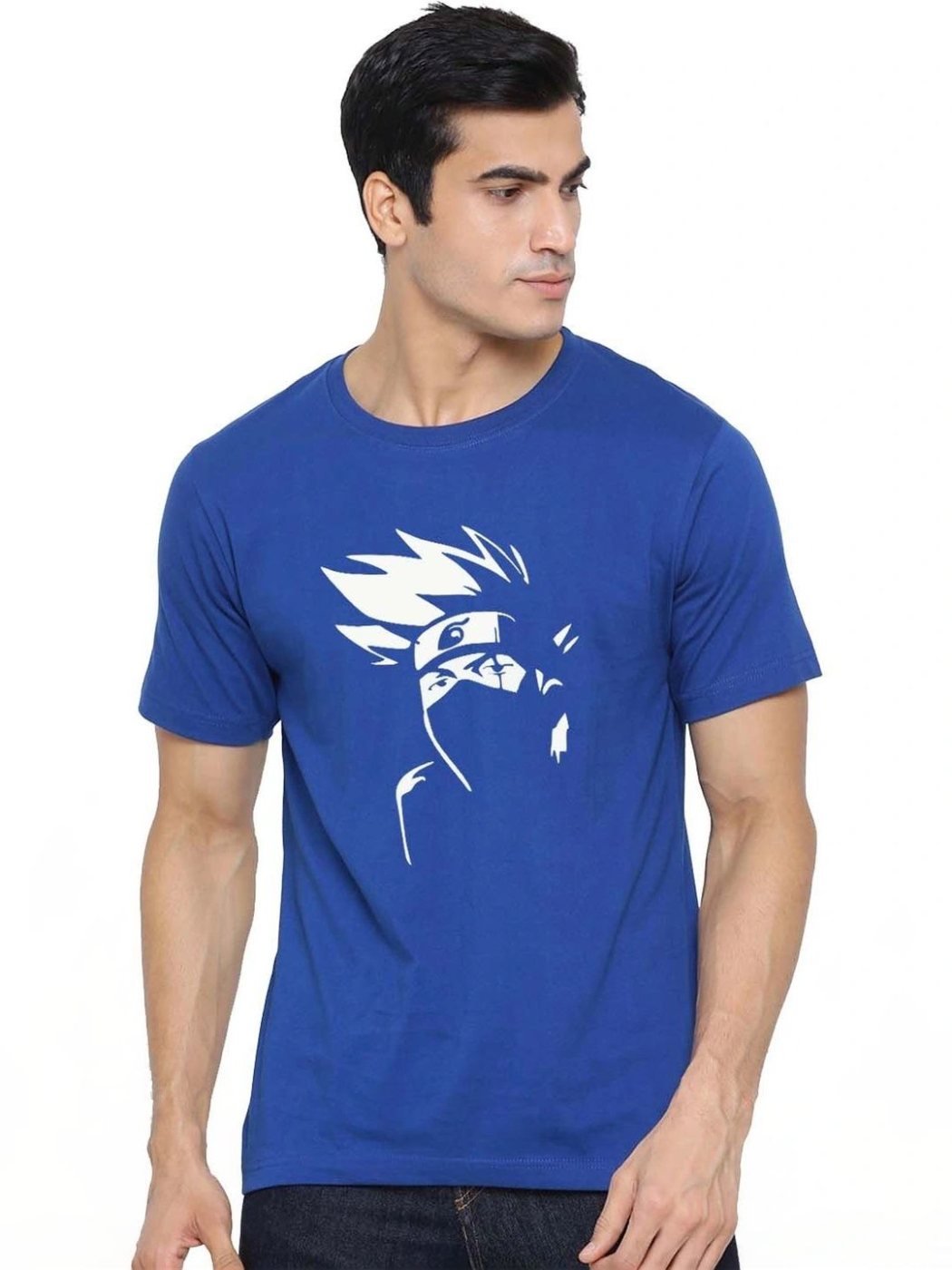 Camiseta Regular Fit Soft Deck Azul Medio — vista frontal