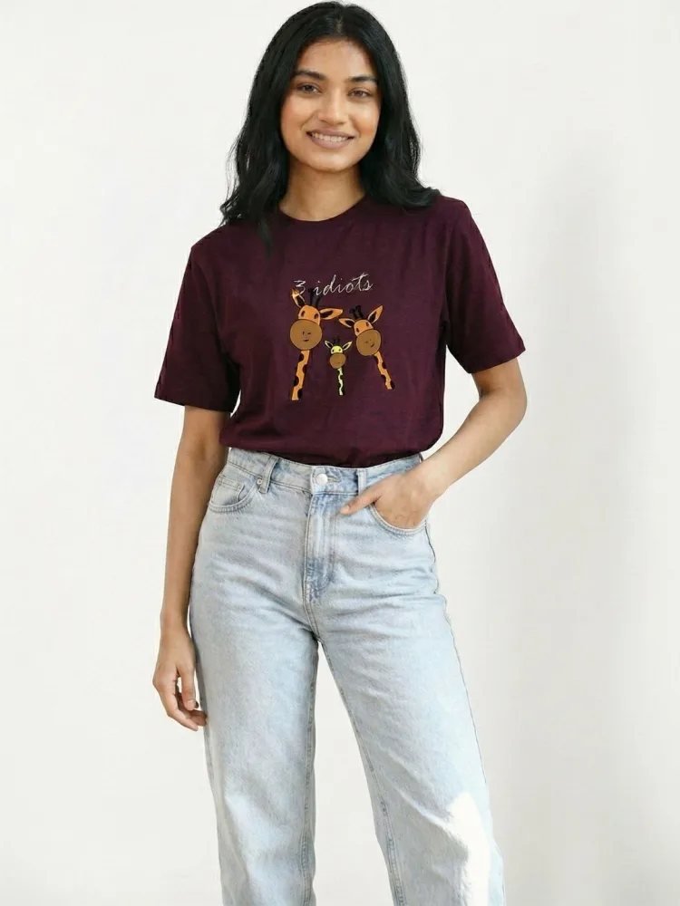 Camiseta Slim Fit Soft Touch Roja — vista frontal